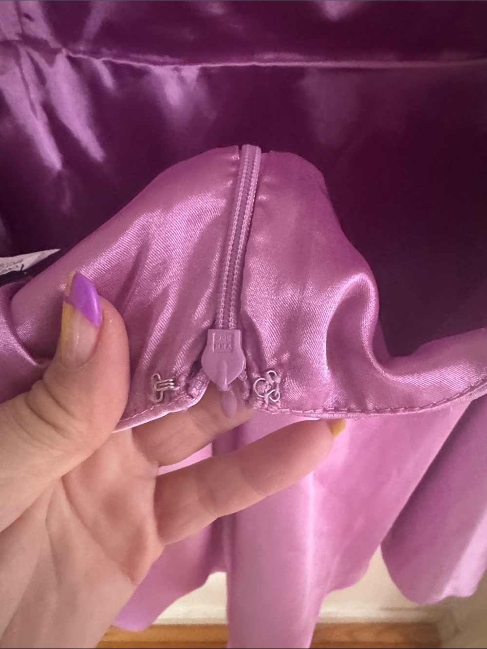 JVN by Jovani Lilac High-Low Halter Dress - Picture 5 of 8